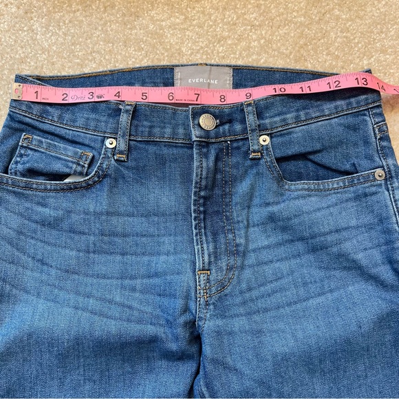 Everlane Jeans Womens 27 Blue Ankle Denim Mid Rise Skinny Cotton Blend Medium - Picture 5 of 10